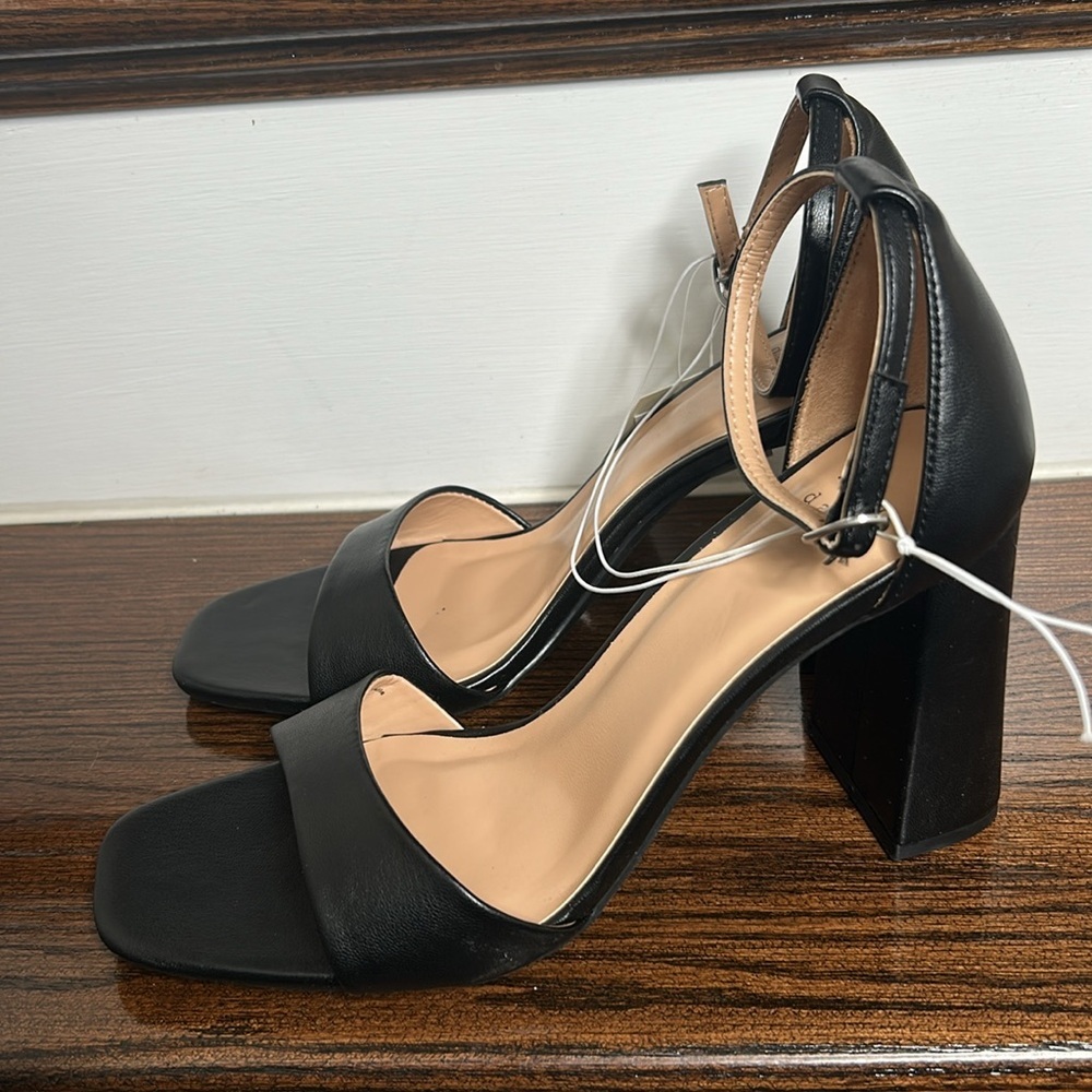 Women’s Shelly Heel With Memory Foam Insole- A New Day, Black - Picture 7 of 9